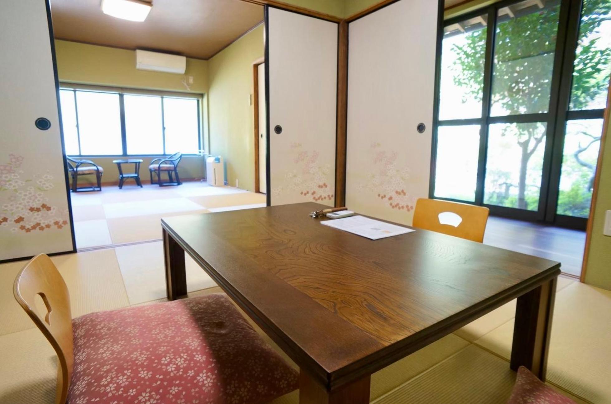 Takaosou Hotel Yufu Bagian luar foto