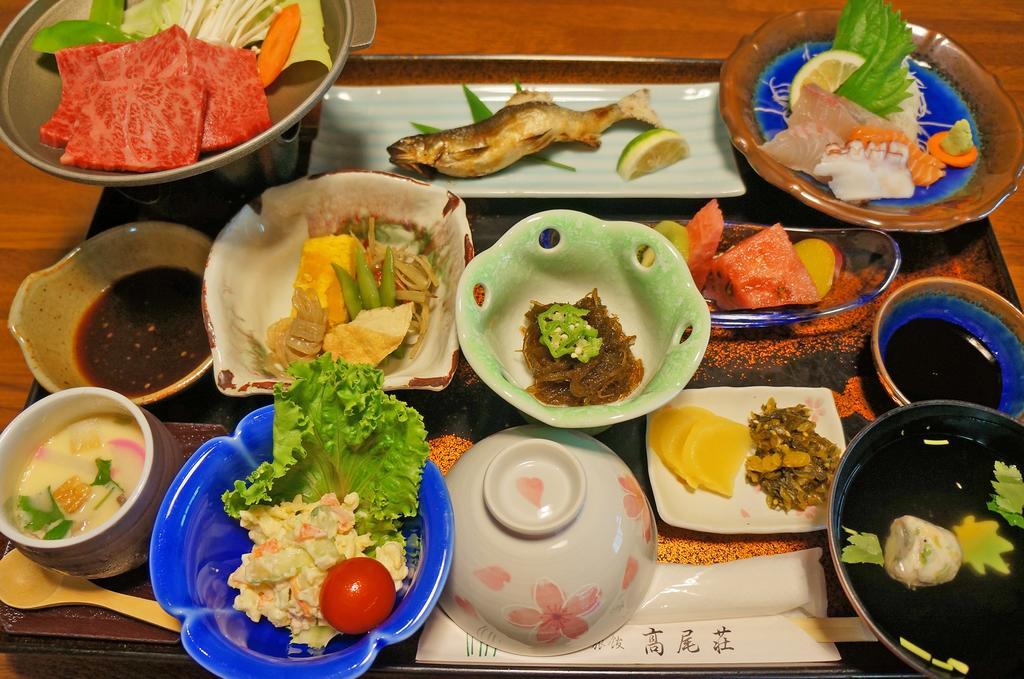 Takaosou Hotel Yufu Bagian luar foto